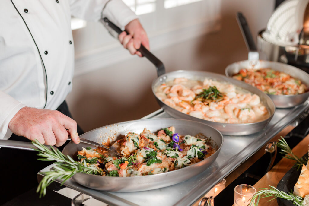 A Look at 2024's Hottest Wedding Catering Trends; Marian House; South Jersey event venue + catering; Willow and Sage Catering